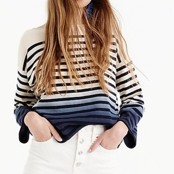 J. Crew Sweaters - | dip-dye stripe sweater |